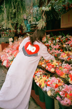 Load image into Gallery viewer, NO ROBE | Cozy Purple 'NO' Upcycled Robe with Metallic Patch