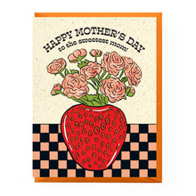 Load image into Gallery viewer, Strawberry Bouquet Mother's Day Greeting Card