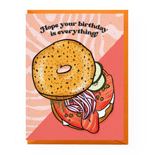 Load image into Gallery viewer, Everything Bagel Birthday Card