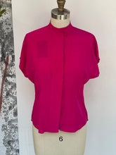 Load image into Gallery viewer, V 1990s SS Silk Shirt x Michelle Stuart
