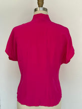 Load image into Gallery viewer, V 1990s SS Silk Shirt x Michelle Stuart