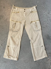 Load image into Gallery viewer, Tan Low Waisted Cargo Capris