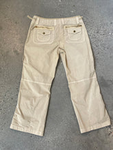 Load image into Gallery viewer, Tan Low Waisted Cargo Capris