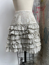 Load image into Gallery viewer, Floral Ruffled Mini Skirt