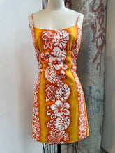 Load image into Gallery viewer, 80s Cotton-Blend Tropical Floral Midi Dress x Royal Creations