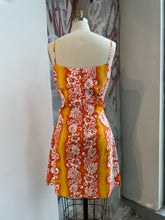 Load image into Gallery viewer, 80s Cotton-Blend Tropical Floral Midi Dress x Royal Creations
