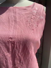 Load image into Gallery viewer, 90s Ramie-Blend Embroidered Top