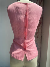 Load image into Gallery viewer, 90s Ramie-Blend Embroidered Top