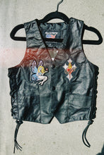 Load image into Gallery viewer, Kids Leather Patch Vest