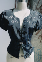 Load image into Gallery viewer, 80s New Satin Floral Top/Jacket