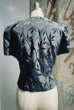 Load image into Gallery viewer, 80s New Satin Floral Top/Jacket