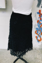Load image into Gallery viewer, Chicos Black Lacy Skirt