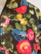 Load image into Gallery viewer, Stussy Floral Zip Up Fleece