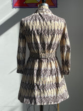 Load image into Gallery viewer, 60s Reptile Print Mini Dress