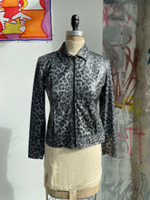 Load image into Gallery viewer, Y2K Leopard Zip Up