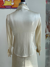 Load image into Gallery viewer, 00's Silk Satin Pleat Shirt