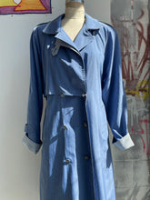 Load image into Gallery viewer, 90's Stripe Piping Trench Coat