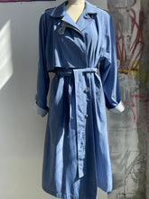 Load image into Gallery viewer, 90's Stripe Piping Trench Coat