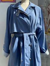 Load image into Gallery viewer, 90's Stripe Piping Trench Coat