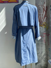 Load image into Gallery viewer, 90's Stripe Piping Trench Coat