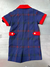 Load image into Gallery viewer, Kids Lacoste Plaid Romper