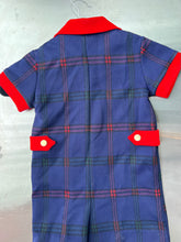 Load image into Gallery viewer, Kids Lacoste Plaid Romper