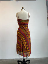 Load image into Gallery viewer, Nicole Miller Striped Wrap Dress