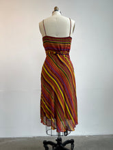 Load image into Gallery viewer, Nicole Miller Striped Wrap Dress