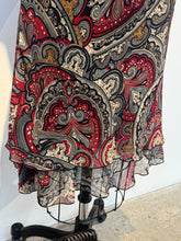 Load image into Gallery viewer, Y2K Paisley Knee Length Skirt