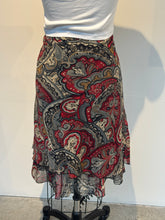 Load image into Gallery viewer, Y2K Paisley Knee Length Skirt