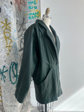 Load image into Gallery viewer, Vintage Green Leather Jacket