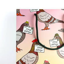 Load image into Gallery viewer, Pigeon Holiday Gift Bag