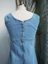 Load image into Gallery viewer, 90s Era Denim Lace Up Dress