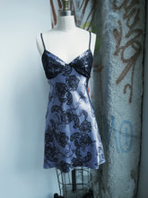 Load image into Gallery viewer, Purple Floral Slip Dress
