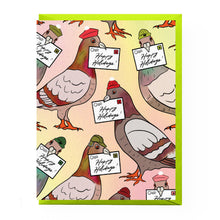 Load image into Gallery viewer, Pigeon Holiday Letters Card: Single card
