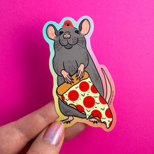 Load image into Gallery viewer, Pizza Rat Sticker
