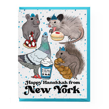 Load image into Gallery viewer, NYC Animal Hanukkah Card: Single card
