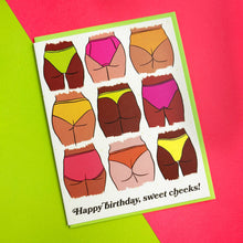 Load image into Gallery viewer, Sweet Cheeks Butt Birthday Card
