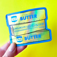 Load image into Gallery viewer, Holographic Butter Sticker
