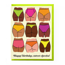 Load image into Gallery viewer, Sweet Cheeks Butt Birthday Card
