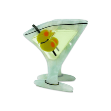 Load image into Gallery viewer, Midi Martini Hair Claw Clip
