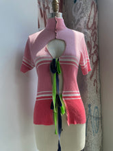 Load image into Gallery viewer, &quot;NEIL&quot; Peek-a-Bow Top
