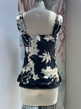 Load image into Gallery viewer, Black And White Satin Top
