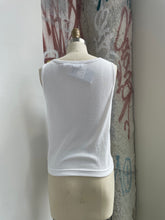 Load image into Gallery viewer, White Tank with Embroidery
