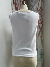 Load image into Gallery viewer, White Tank with Embroidery
