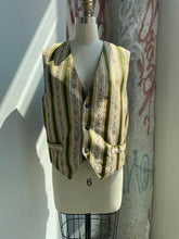 Load image into Gallery viewer, Italian Striped Floral Vest
