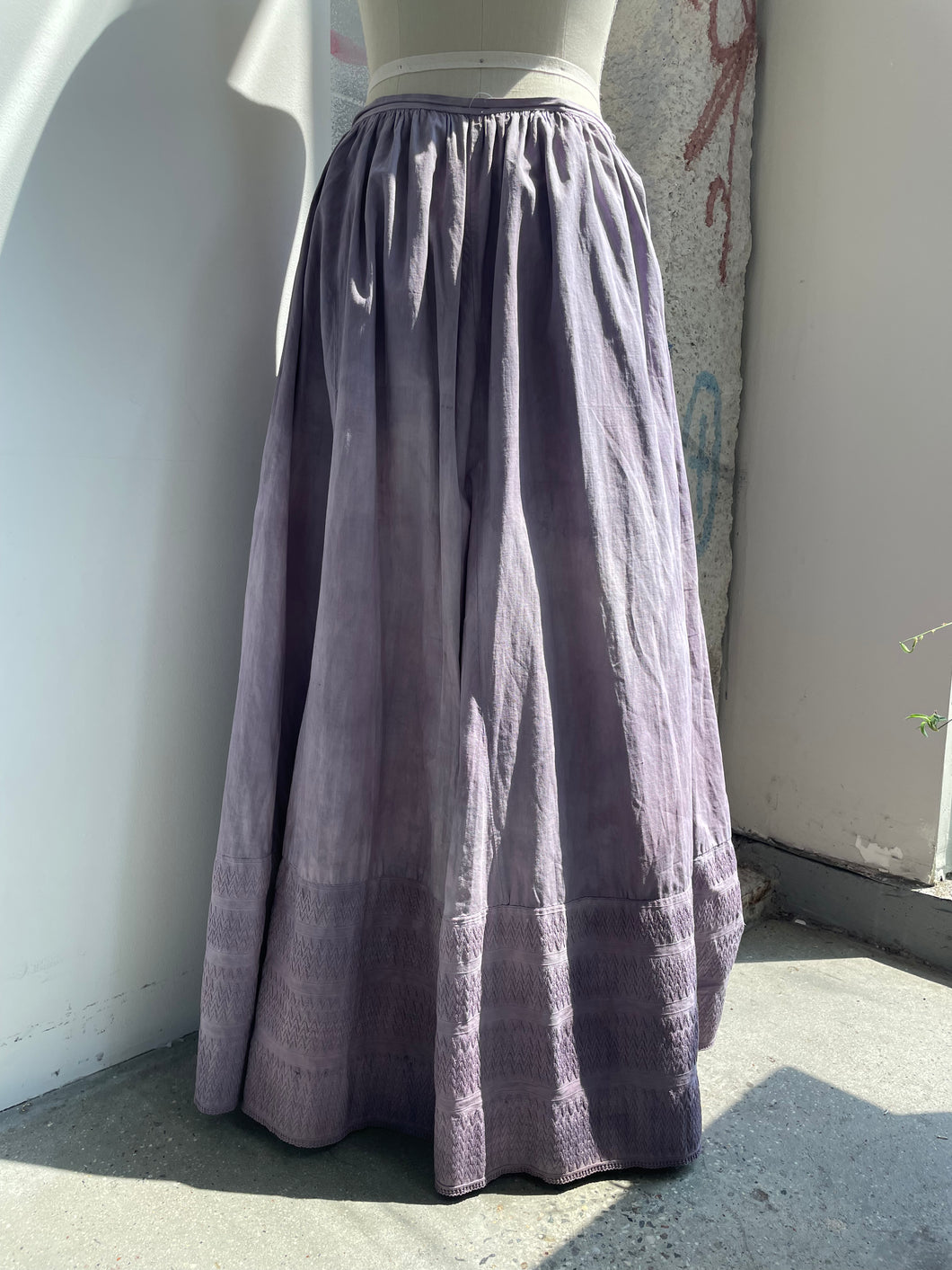 1910s Cotton Skirt