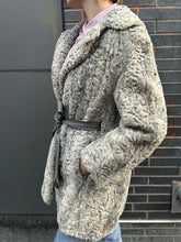 Load image into Gallery viewer, Genuine Fur Coat w/ Leather Strap
