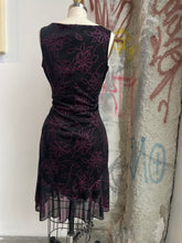 Load image into Gallery viewer, 90s Little Black Pink Sparkle Dress

