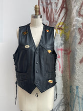 Load image into Gallery viewer, Leather Biker Vest
